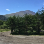 浅間山と浅間テストコース跡